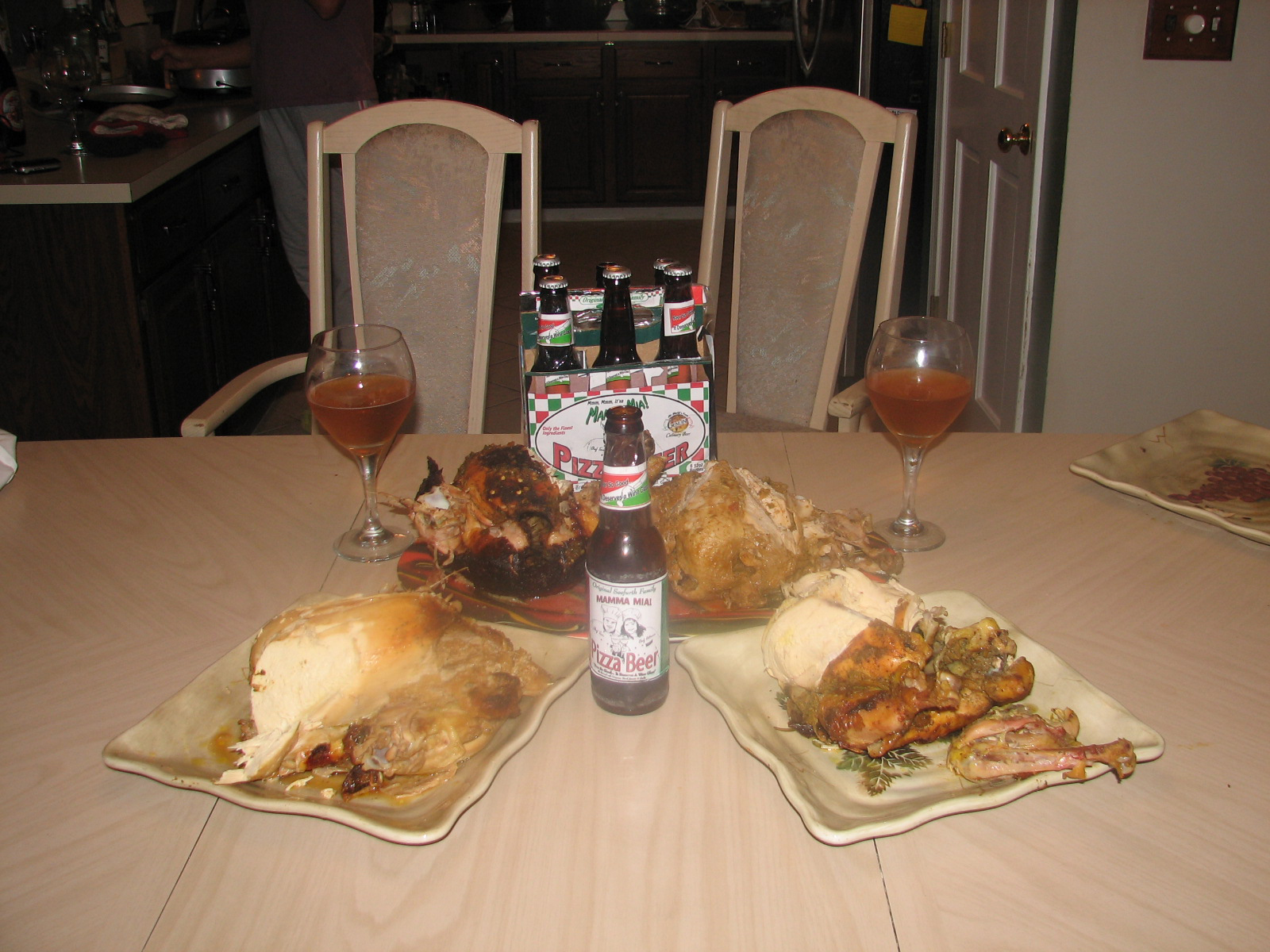 Pizza Beer Drunken Chicken part 1 Pizza Beer Drunken Chicken part 1 picture